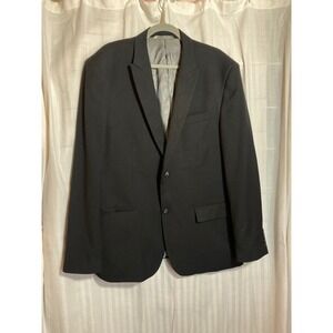 Perry Ellis Men's Slim Fit Black Blazer Suit Jacket Sport Coat‎ Size 46 Regular